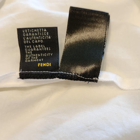 Fendi White Sleeveless Blouse 40 (8 M) - Picture 9 of 10